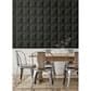 NextWall Quadrant Geo 216" x 27" Peel and Stick Wallpaper in Blacksmith, , large