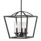 Golden Lighting Mercer 3-Light Pendant in Matte Black, , large