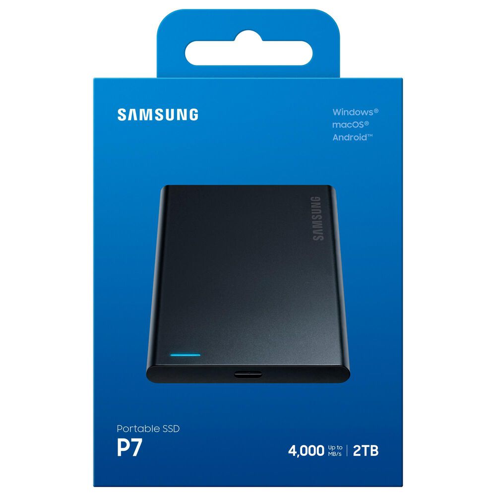 Samsung 2TB P7 Portable SSD in Black, , large