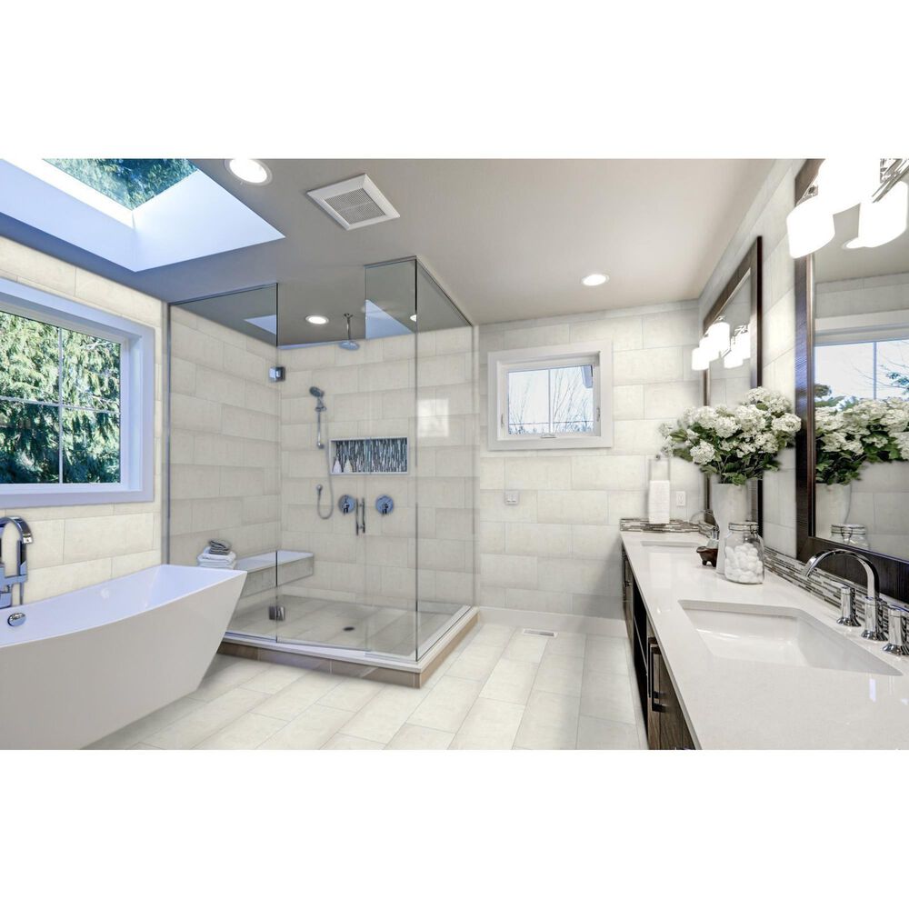 Emser Sterlina Silver 12&quot; x 24&quot; Polished Porcelain Tile, , large