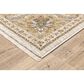 Oriental Weavers Maharaja Dakota 5091W 5"3" x 7"6" Ivory and Gold Area Rug, , large