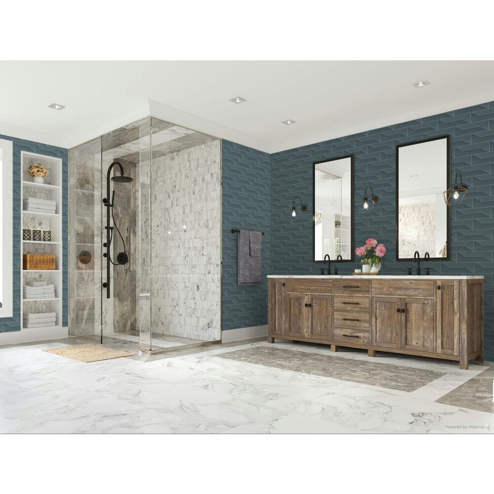 Dal-Tile Mythology Aura Undulated 4&quot; x 12&quot; Ceramic Tile, , large