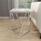 Maple and Jade Geometric Accent End Table in Silver and White, , large