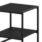 HOMLUX 2-Tier End Table in Americano and Black, , large