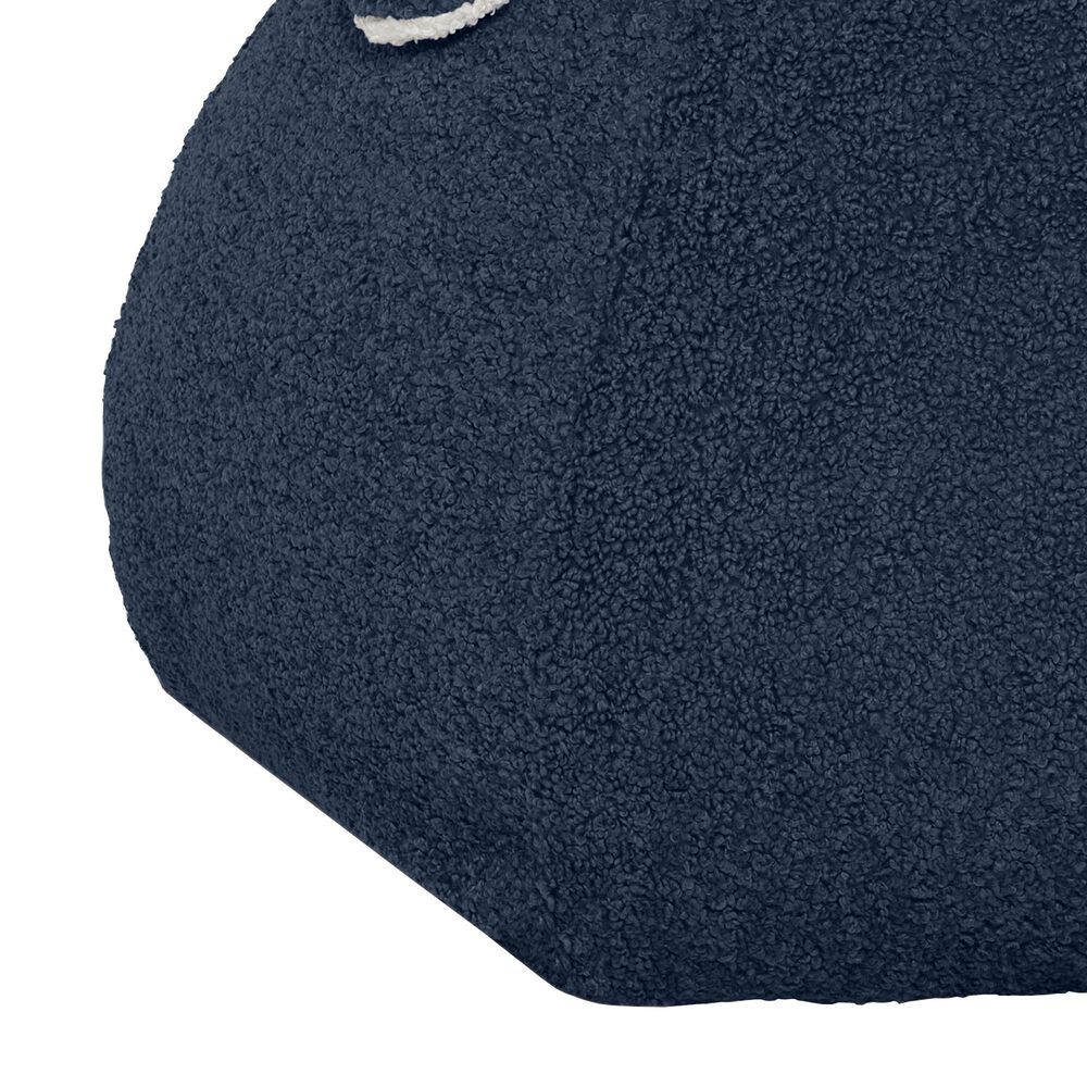 Jaxx HopSeat Bunny Oval Shaped Large Bean Bag Chair in Blue, , large