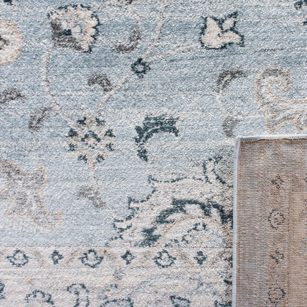 Safavieh Isabella ISA940M 6&#39;7&quot; Square Light Blue and Cream Area Rug, , large