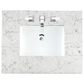 James Martin Vanities Brittany 36" Single Bathroom Vanity in Black Onyx with 3 cm Eternal Jasmine Pearl Quartz Top and Rectangle Sink, , large