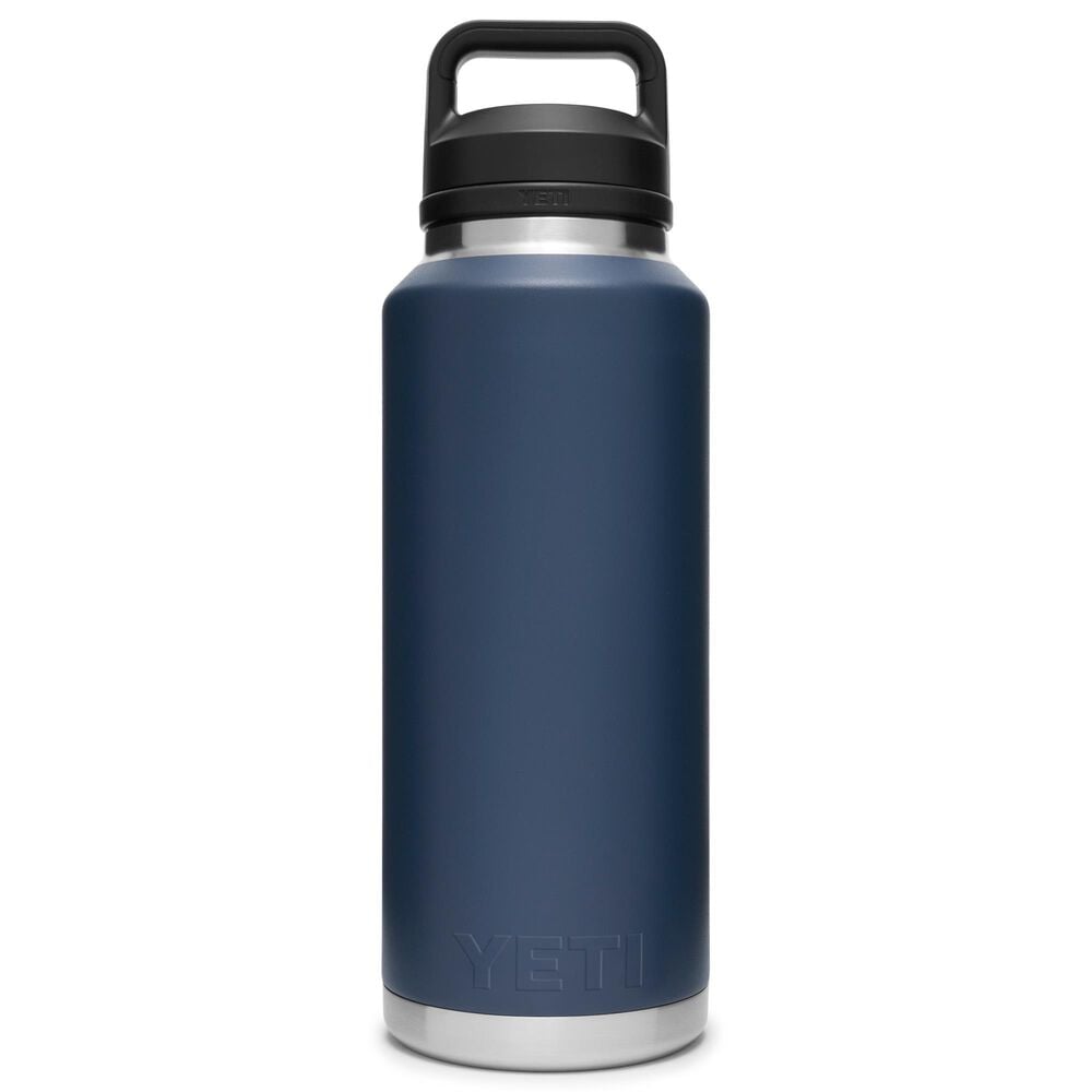 YETI Rambler 46 Oz Water Bottle with Chung Cap in Navy, , large