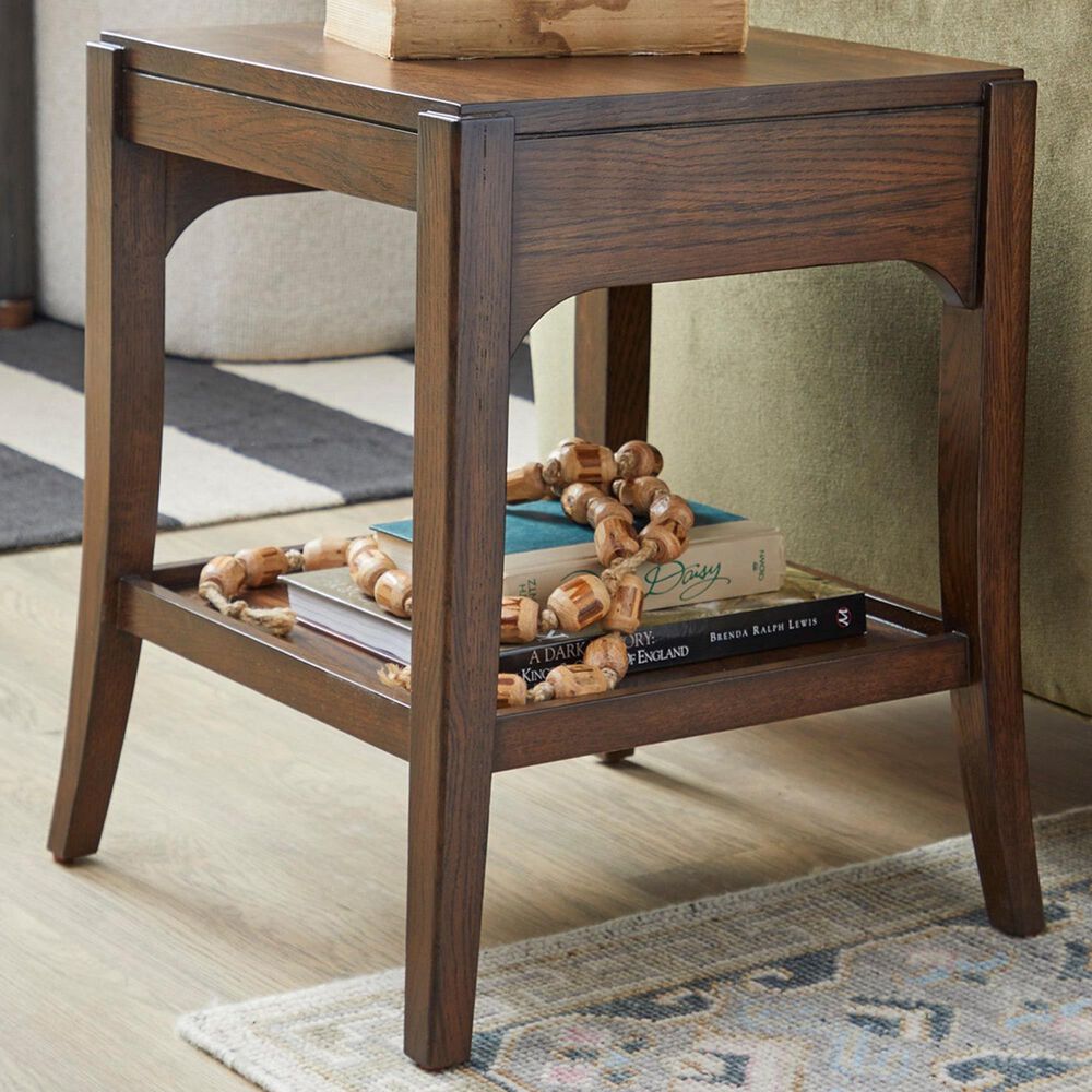 Flexsteel Sylvie Short Bunching Table in Chestnut, , large