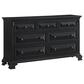 Mayberry Hill Bridgestone 7-Drawer Dresser in Black, , large