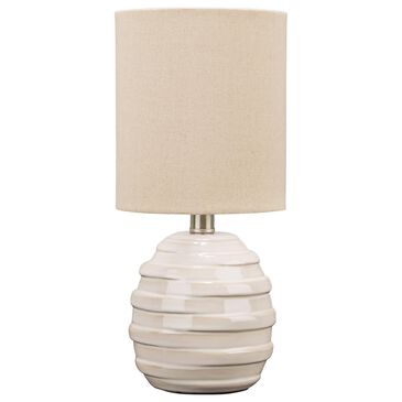 Signature Design by Ashley Glennwick Table Lamp in White, , large