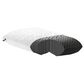 Malouf Zoned Dough Bamboo Charcoal Mid Loft Pillow, , large