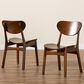Baxton Studio Katya Side Chair in Walnut Brown (Set of 2), , large