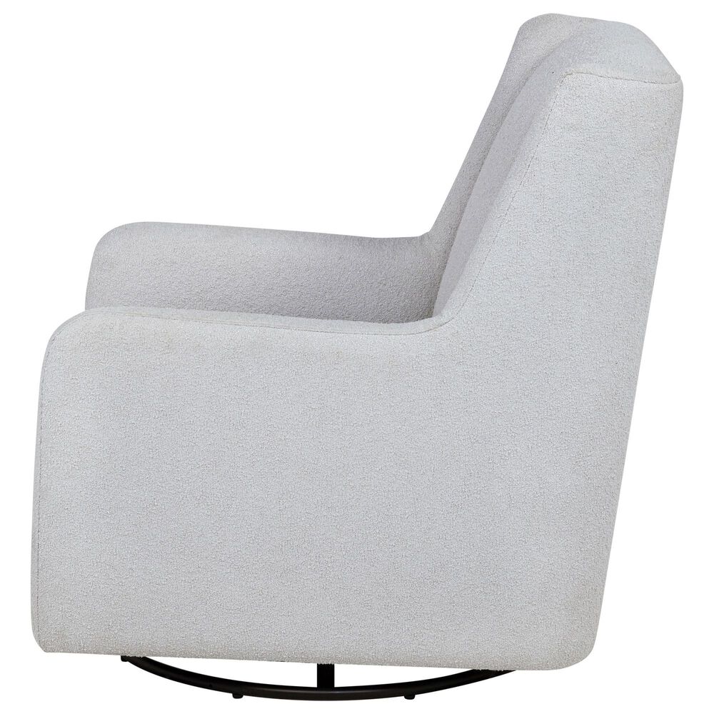 Coaster Serra Swivel Glider Chair in Dove Grey, , large