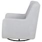 Coaster Serra Swivel Glider Chair in Dove Grey, , large