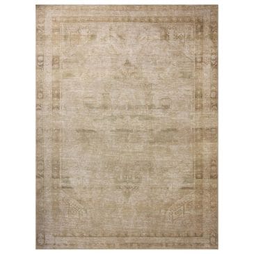 Amber Lewis x Loloi Cambria Natural and Jade 3"6" x 5"6" Area Rug, , large