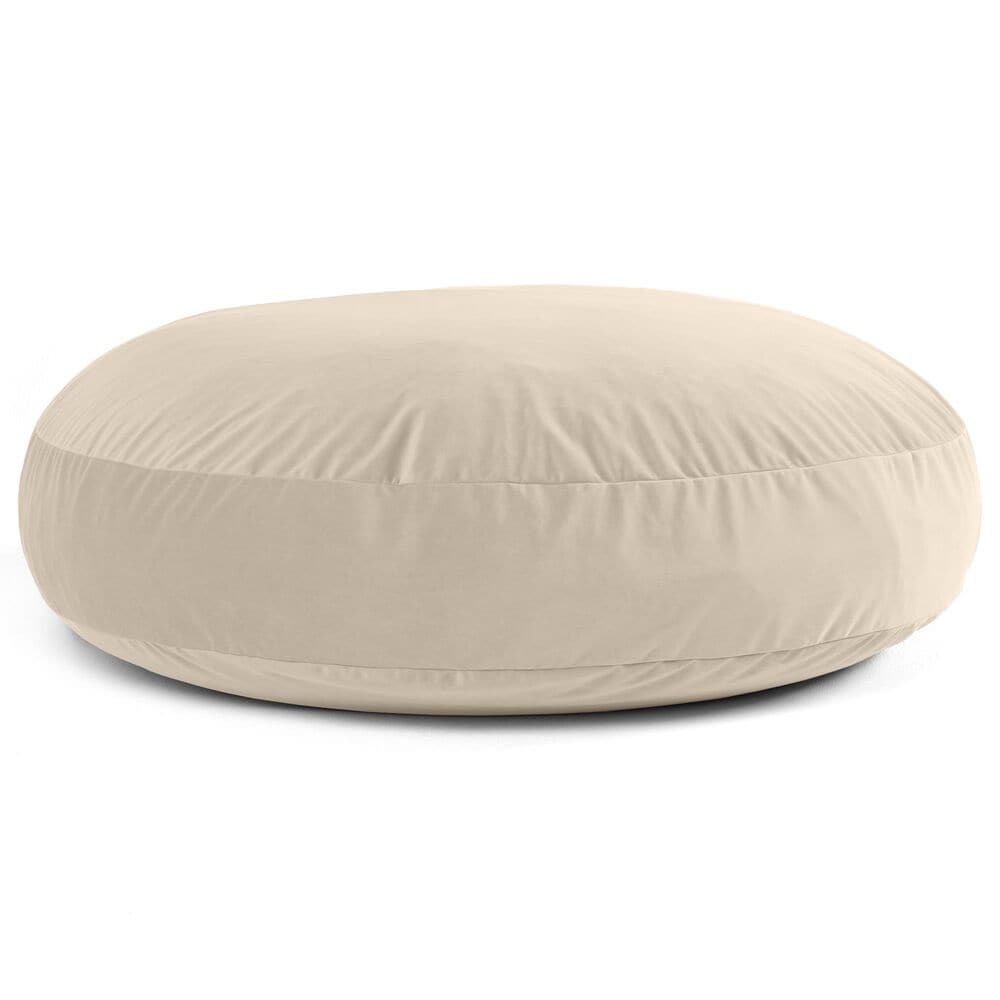 Jaxx Cocoon 6" Oversized Bean Bag Chair in Ivory, , large