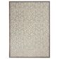 Nourison Aloha Damask 3"6" x 5"6" Natural Indoor/Outdoor Area Rug, , large