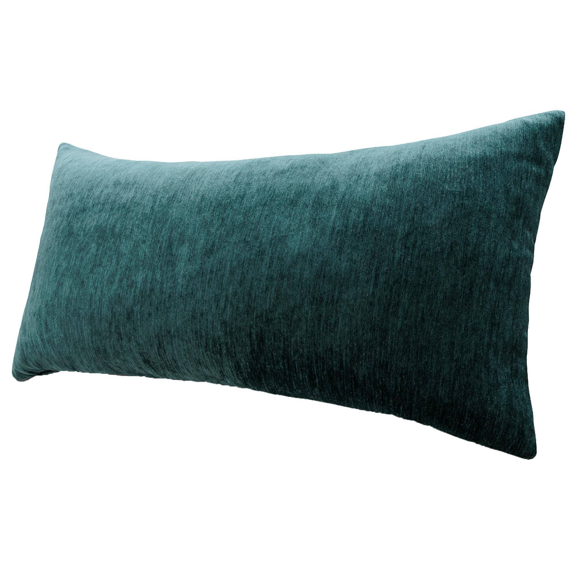Teal lumbar throw pillow clearance