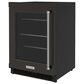 KitchenAid 24" Undercounter Refrigerator with Glass Door and Shelves in Black Stainless Steel, , large