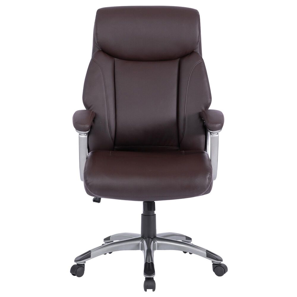 New Era Holding Group LTD Executive Desk Chair in Brown, , large