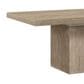 Hawthorne Furniture Nash Double Pedestal Dining Table 82"-106" in White Sand, , large