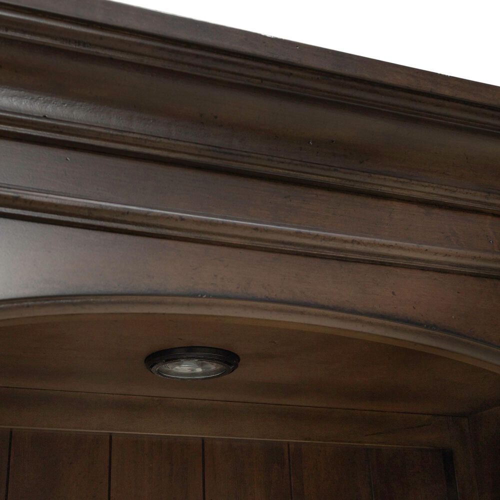 Belle Furnishings Buffet and Hutch in Dark Brown, , large