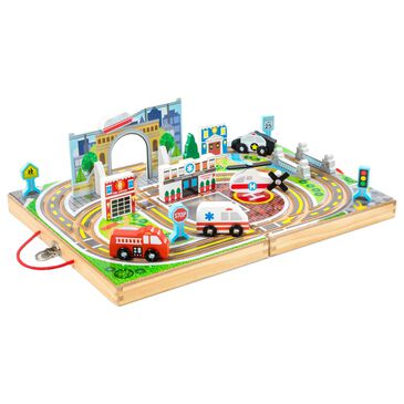Melissa & Doug Take-Along Town Play Set, , large