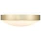 Golden Lighting 10" Gabi Flush Mount in Brushed Champagne Bronze, , large