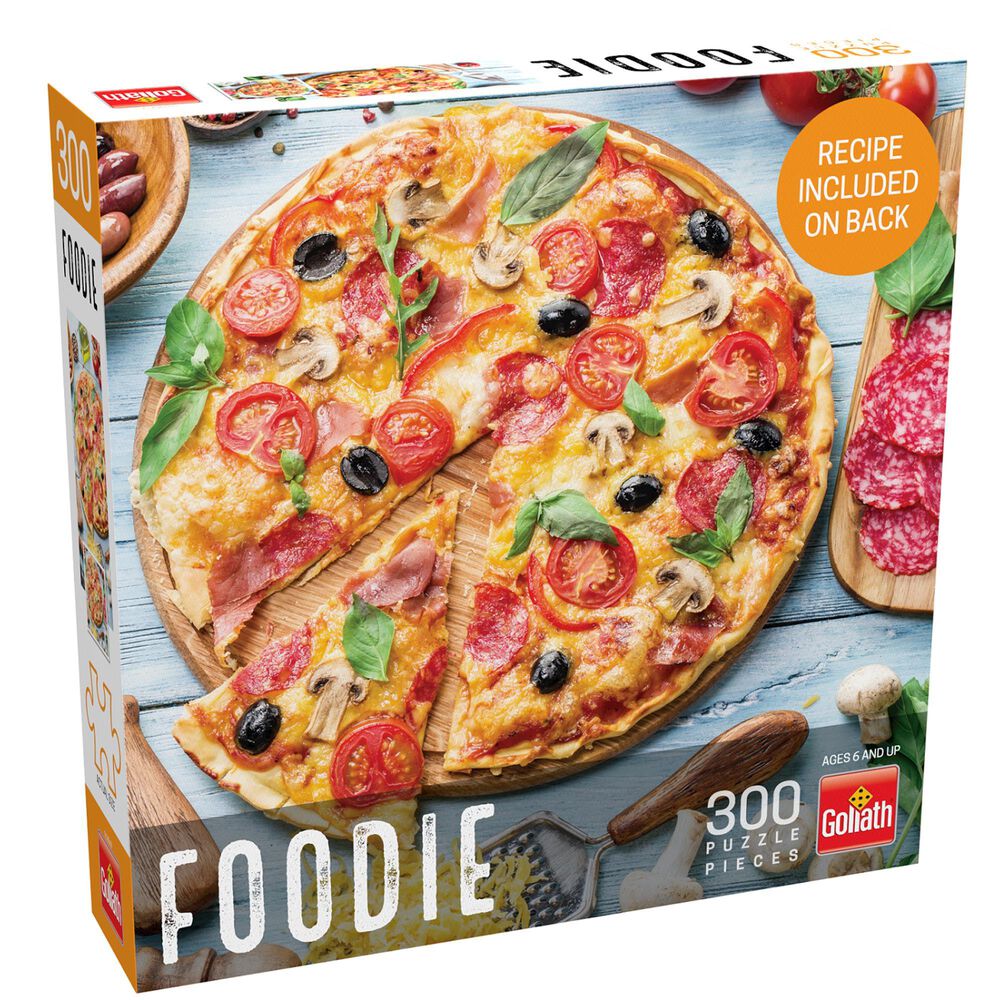 Goliath Games Foodie 300pc Puzzle Pizza Pizza, , large