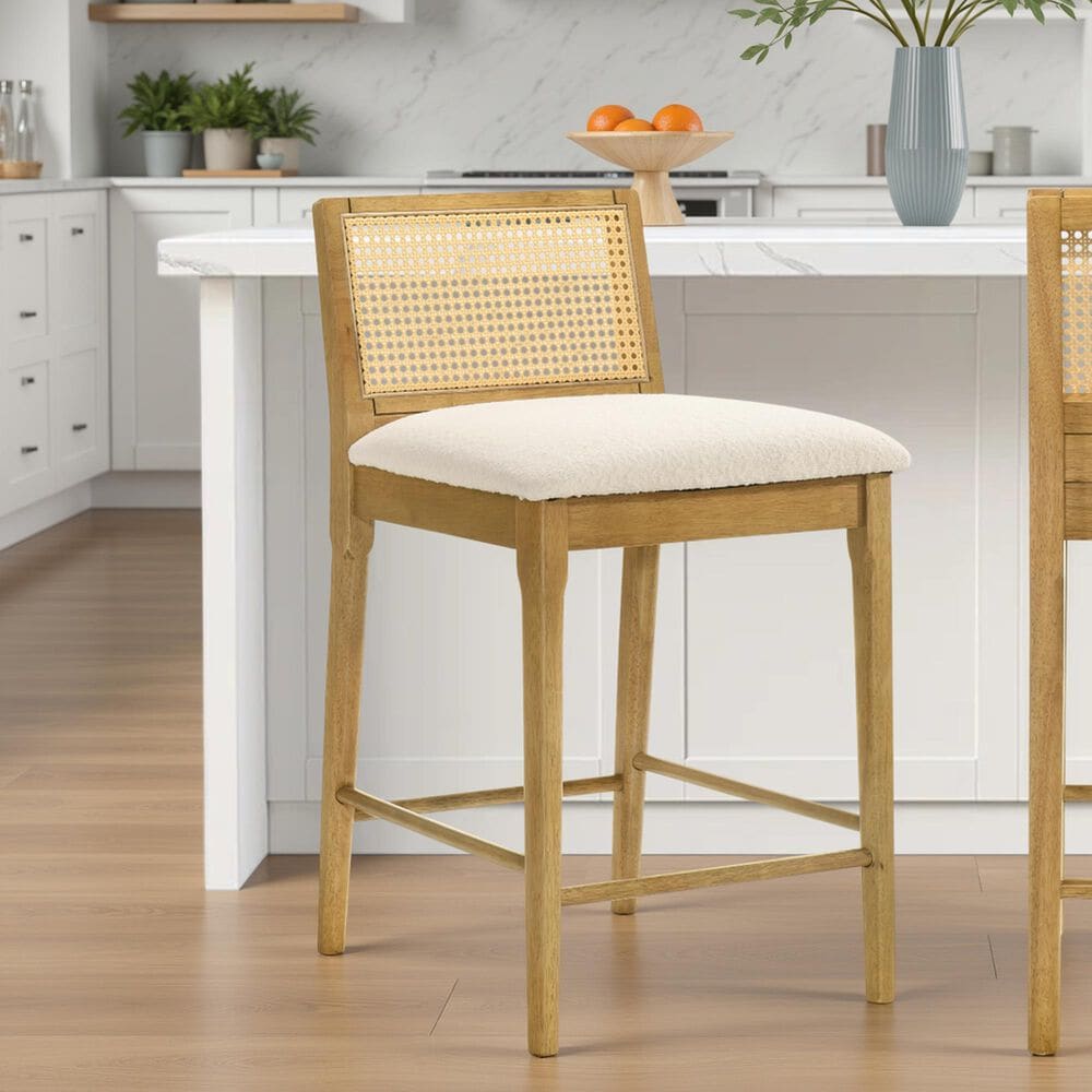 Armen Living Tobias Counter Height Stool in Amber Glow, , large