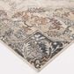 Central Oriental Montville Laylinia 5" x 7"3" Alabaster and Vintage Blue Area Rug, , large