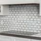 MS International Bianco Dolomite Lynx White and Gray 12" x 12" Mosaic Sheet, , large