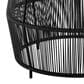Furniture of America Meja Round Patio Coffee Table in Black, , large