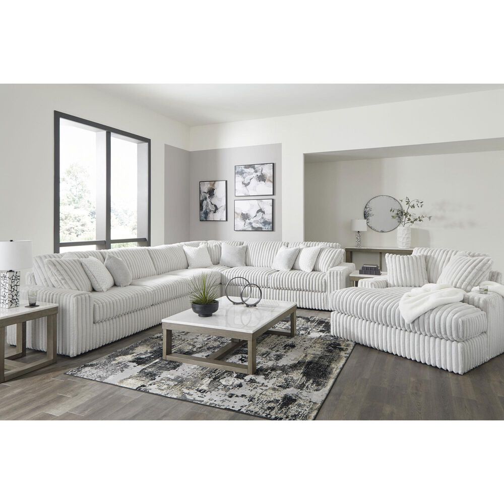 Ashley Stupendous Oversized Chaise in Alloy, , large