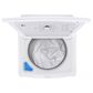 LG 4.3 Cu. Ft. Top Load Washer and 7.3 Cu. Ft. Gas Dryer Laundry Pair in White, , large