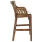 Office Star Products Plantation 30" Bar Stool in Brown Stained, , large