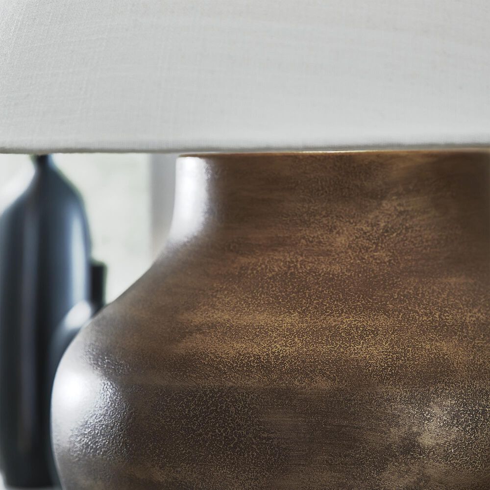 Ashley Whitham Metal Table Lamp in Antique Copper, , large