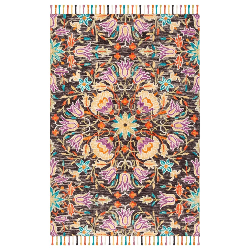 Safavieh Aspen 4' x 6' Black and Purple Area Rug, , large