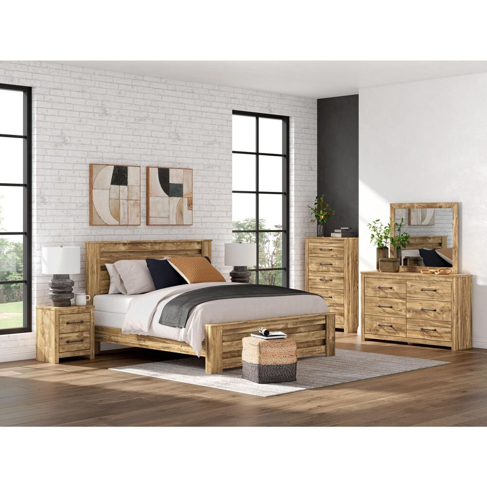 Ashley Maystonna 6-Drawer Dresser in Brown, , large
