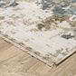 Oriental Weavers Echo Abstract Beige and Blue 2"3" x 7"6" Runner, , large