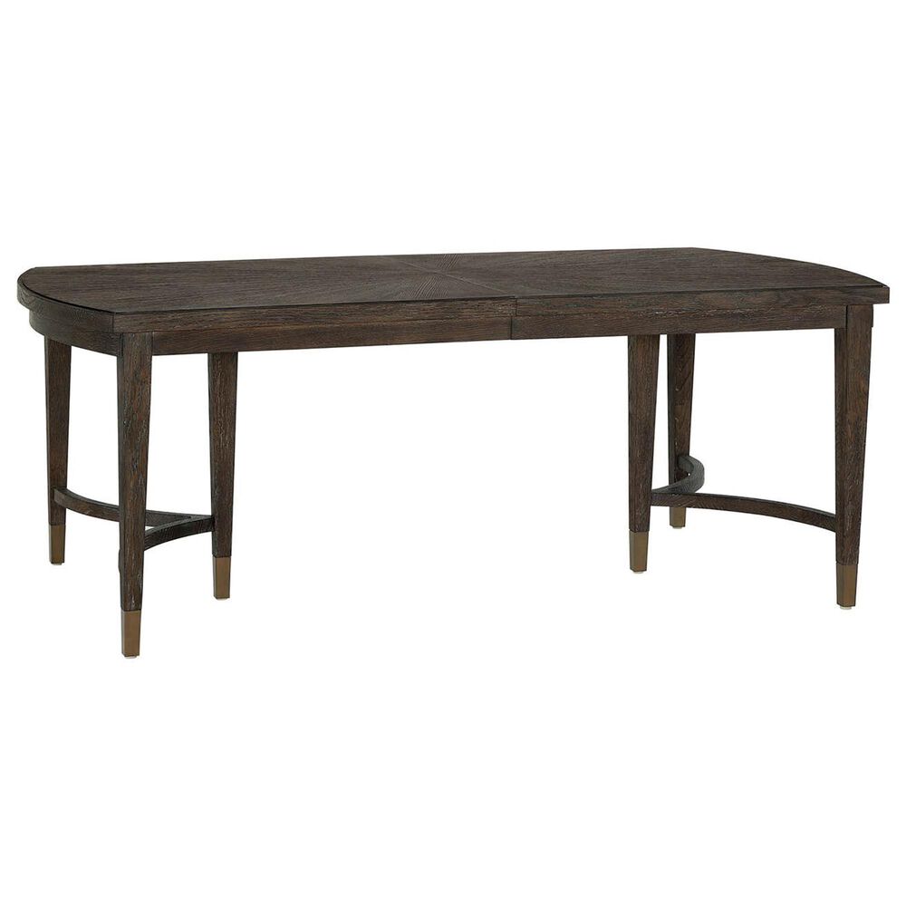 Universal Furniture Montclair Cocoa Dining Table in Medium Brown and Smoked Gold, , large