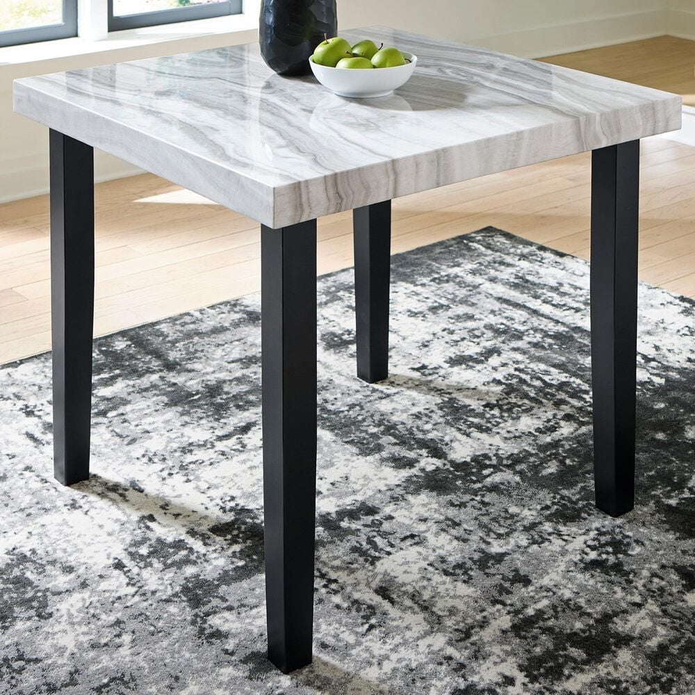 Ashley Mervannie Counter Height Dining Table in Gray and Black - Table Only, , large