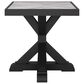 Ashley Beachcroft Square End Table in Black and Light Gray, , large