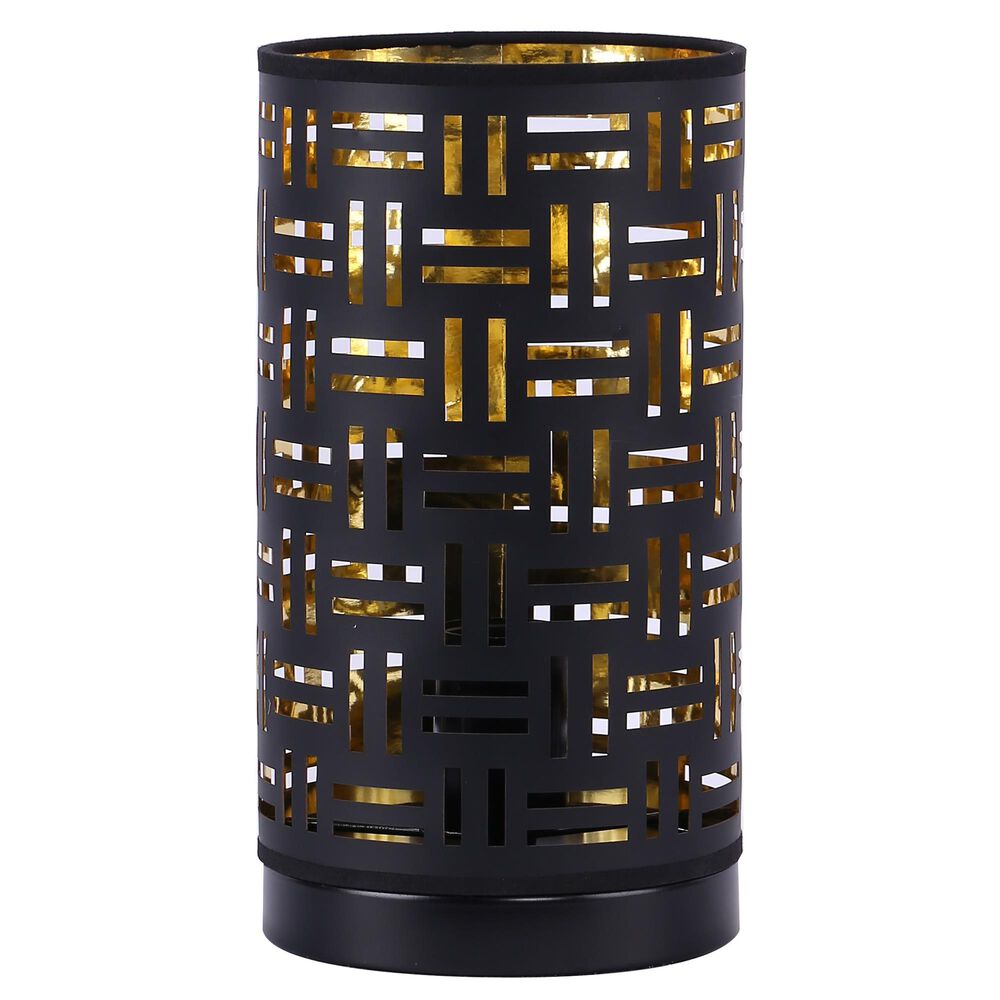 Grandview Gallery Uplight in Black and Gold, , large