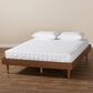 Baxton Studio Rina Full Platform Bed Frame in Ash Walnut, , large