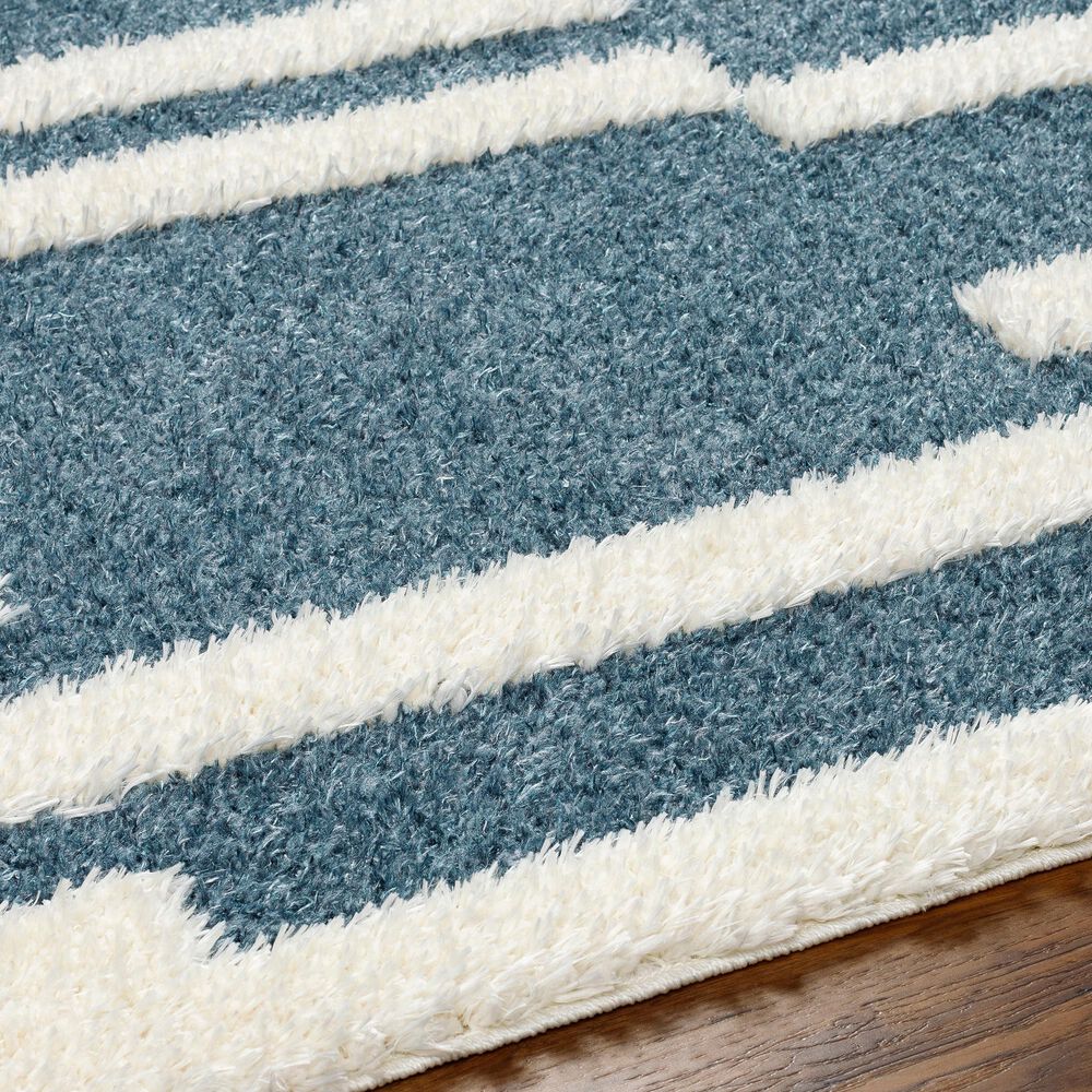 Surya Rodos 5&#39;3&quot; x 7&#39; Blue, Beige, Grey Area Rug, , large