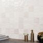 Soho Studio Serena White 4" x 4" Field Ceramic Tile, , large