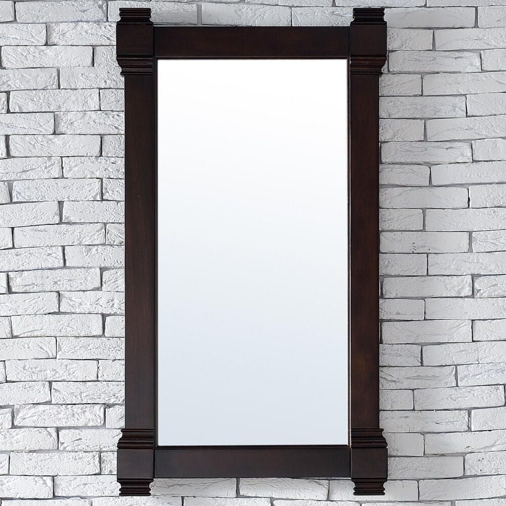 James Martin Brittany 22" Mirror in Burnished Mahogany, , large