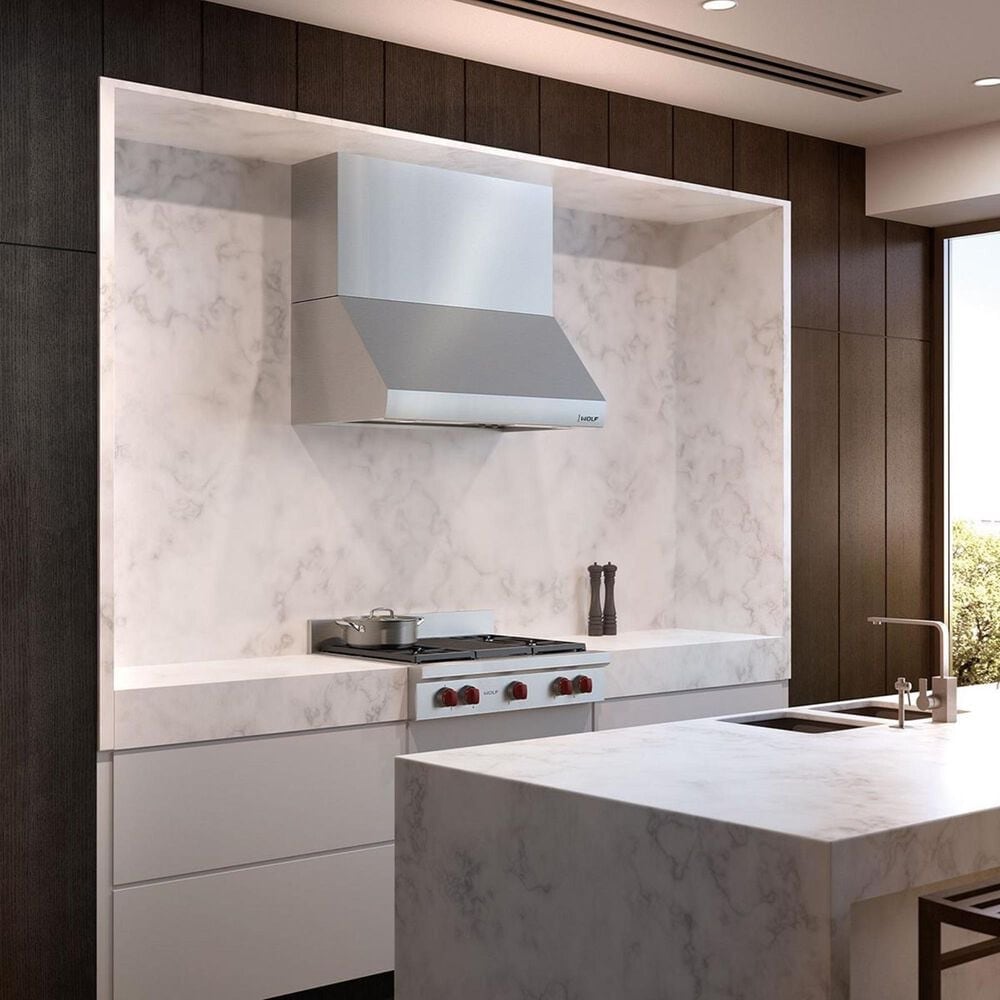 Wolf 42" Professional Wall Range Hood in Stainless Steel Nebraska